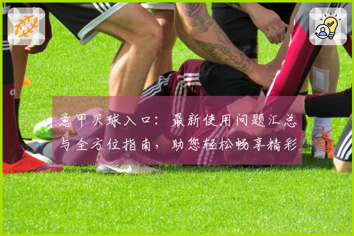 意甲买球入口：最新使用问题汇总与全方位指南，助您轻松畅享精彩赛事直播。